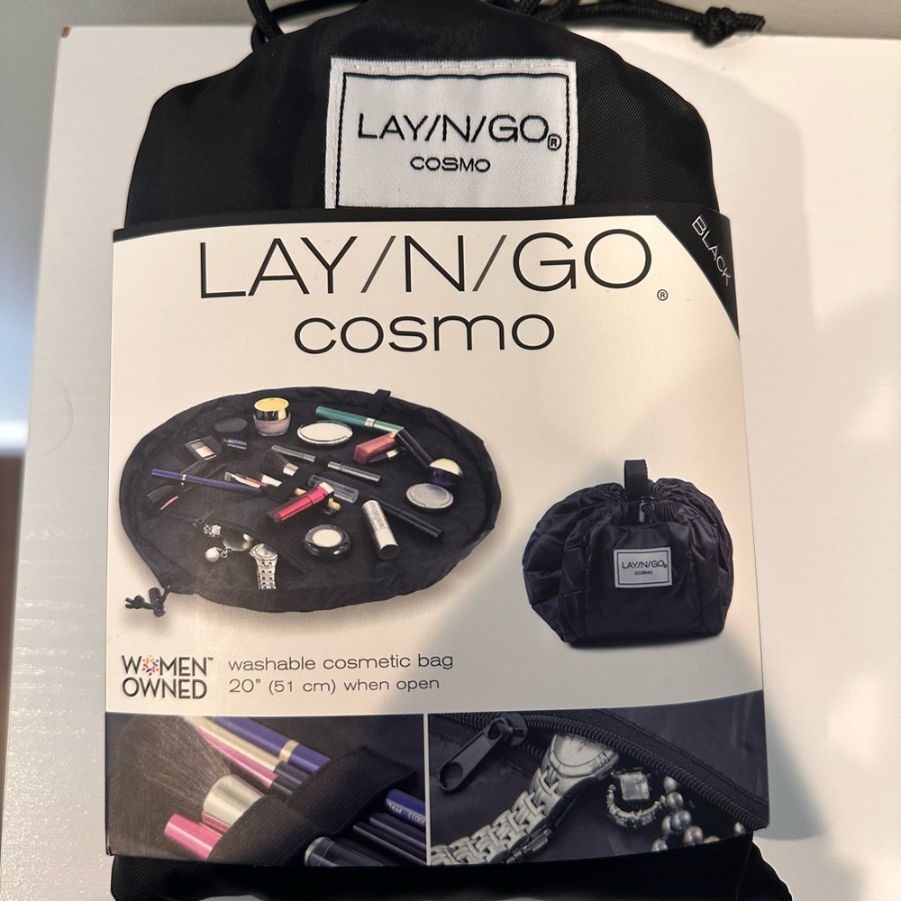 Cosmo Black Cosmetic Bag